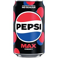 Pepsi Max Cherry, 24 x 330ml Cans