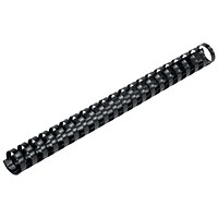 Fellowes Plastic Binding Combs, 21 Ring, 25mm, Black, Pack of 100
