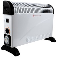 CED 2kW Timer Control Convector Heater, White