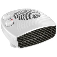 CED 2kW Flat Fan Heater, White