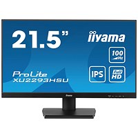 Iiyama Prolite Full HD IPS Monitor, 21.5 Inch, Black