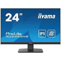 Iiyama Prolite Full HD IPS Monitor, 24 Inch, Black
