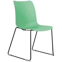 Jemini Flexi Skid Chair, Green