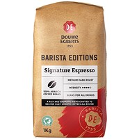 Douwe Egberts Barista Editions Signature Espresso Coffee Beans, 1kg