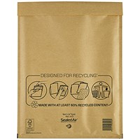 Mail Lite Bubble Postal Bag, Size H/5 270x360mm, Gold, Pack of 50
