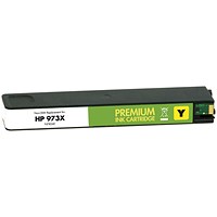 Q-Connect HP 973X PageWide Yellow High Yield Ink Cartridge F6T83AE-COMP