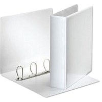 Presentation Ring Binder, A4, 4 D-Ring, 50mm Capacity, White, Pack of 10