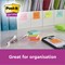 Post-it Super Sticky Z-Notes, 76 x 76mm, Carnival, Pack of 6 x 90 Z-Notes