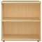 Jemini Low Bookcase, 1 Shelf, 800mm High, Maple