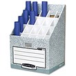 Fellowes Bankers Box System Roll Stor Stand for Rolled Documents Grey-White Ref 01832