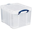 Really Useful Storage Box - Clear Plastic - 35 Litre