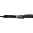 5 Star Permanent Marker - Xylene/Toluene-free / Smearproof / Bullet Tip / 2mm Line / Black / Pack of 12
