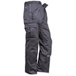 Portwest Action Trousers Polycotton Reinforced Multiple-pockets Regular 32in Black Ref S887REGBlack32