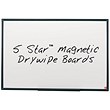 5 Star Drywipe Board Magnetic Lightweight with Fixing Kit and Pen Tray W1200xH900mm
