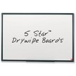 5 Star Drywipe Board Lightweight with Fixing Kit and Pen Tray W600xH450mm