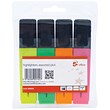 5 Star Highlighters - Chisel Tip / 1-5mm Line / Assorted / Pack of 4