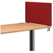 Trexus 800 Desktop Screen with Easy-fit Clamps W800xH450mm Burgundy