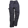 Portwest Ladies Action Trousers Kingmill 210g Double Ply Seat Zip Pockets Size 12-14 Navy Ref S687NARM
