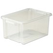 Strata Storemaster Midi Crate External - W360xD270xH190mm - Translucent - 14.5 Litres