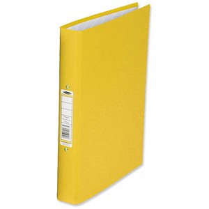 Image of Concord Classic Ring Binder 2 O-Ring Capacity 25mm A4 Yellow Ref C82107 [Pack 10]