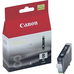 Image of Canon CLI-8BK Inkjet Cartridge Photo Black Ref 0620B001