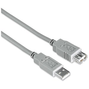 Image of USB Extension Cable A Male Plug to A Female Jack Quality Shielded UL Style 1.8m