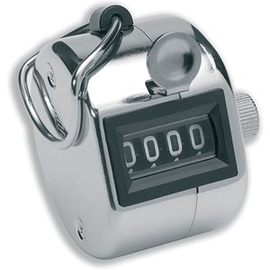 Image of Metal Handheld 4 Digit Tally Counter