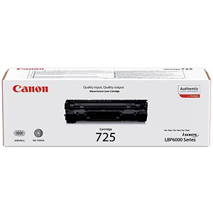 Image of Canon CRG-725 Laser Toner Cartridge Page Life 1600pp Black Ref 3484B002