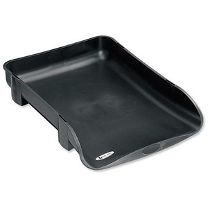 Image of Rexel Agenda2 Letter Tray 55mm Depth W286xD401xH60mm Charcoal Ref 2101016