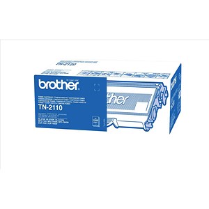 Image of Brother Laser Toner Cartridge Page Life 1500pp Black Ref TN2110