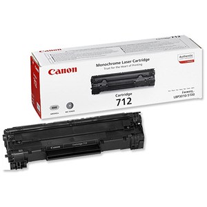 Image of Canon 712 Laser Toner Cartridge Page Life 1500pp Black Ref 1870B002