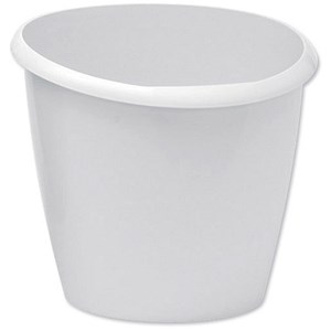 Image of 5 Star Bin Polypropylene 16 Litres W300xD363xH323mm Grey