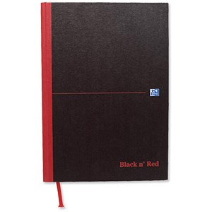 Image of Black n Red Book Casebound 90gsm Graph Ruled Science 192pp A4 Ref 100080401