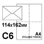 C6 Envelope Sizing Guide