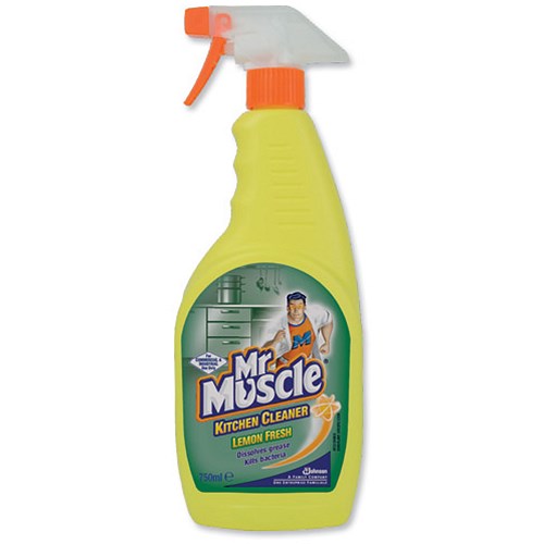 Mr Muscle Kitchen Cleaner Spray Lemon AntiBacterial for All Kitchen
