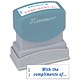 With Compliments Stamp
