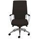 Image of Adroit Zip Executive Armchair Back H640mm W500xD510xH440-540mm Leather Black Ref AccordBKL