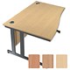 Wave Desk - Grey Frame