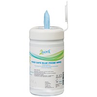 2Work Antibacterial Probe Wipes, Pack of 200