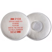 3M P3 Filter Pairs Bayonet Fitting System White 2135 (Pack of 20)