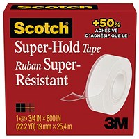 Scotch Super Hold Secure Tape, 19mmx25.4m