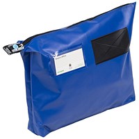 Versapak Small Single Seam Mailing Pouch, 380x335x75mm, Blue