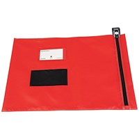 Versapak Lightweight Security Mailing Pouch, 470x360mm, Red