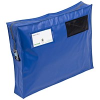 Versapak Mailing Pouch with Gusset, 355x250x75mm, Blue