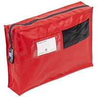 Versapak Mailing Pouch with Gusset, 355x250x75mm, Red