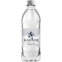 Radnor Sparkling Water, Plastic Bottles, 500ml, Pack of 24