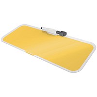 Leitz Cosy Glass Desk Notepad, Warm Yellow