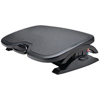 Kensington SoleMate Plus Footrest with Angle Incline, Black
