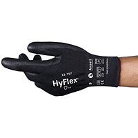 Ansell Hyflex 11-757 Gloves, Medium, Pack of 12