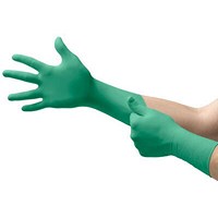Ansell Touch N Tuff 92-605 Pf Nitrile Extended Cuff Gloves, Small, Pack of 1000